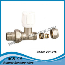 Straight Radiator Valve for Multilayer Pipe (V21-215)